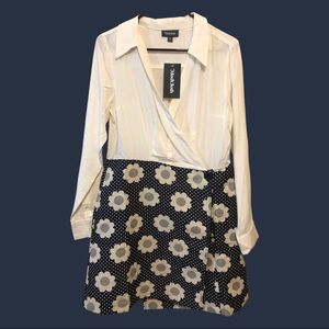 Retro Au Contraire Twofer Dress- Long sleeve